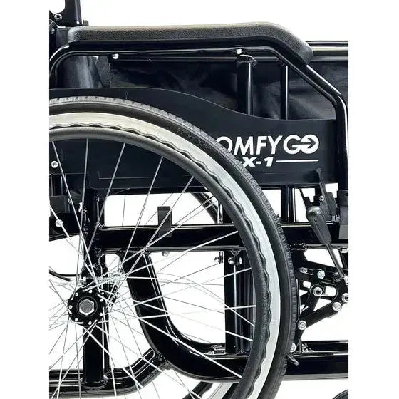 ComfyGO X-1 Manual Folding Lightweight Manual Wheelchair