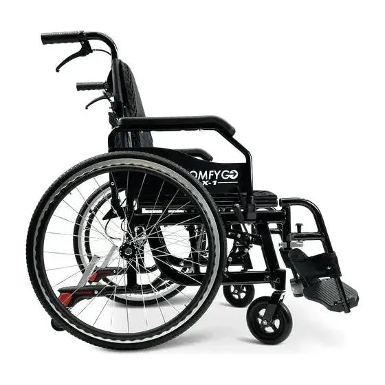ComfyGO X-1 Manual Folding Lightweight Manual Wheelchair