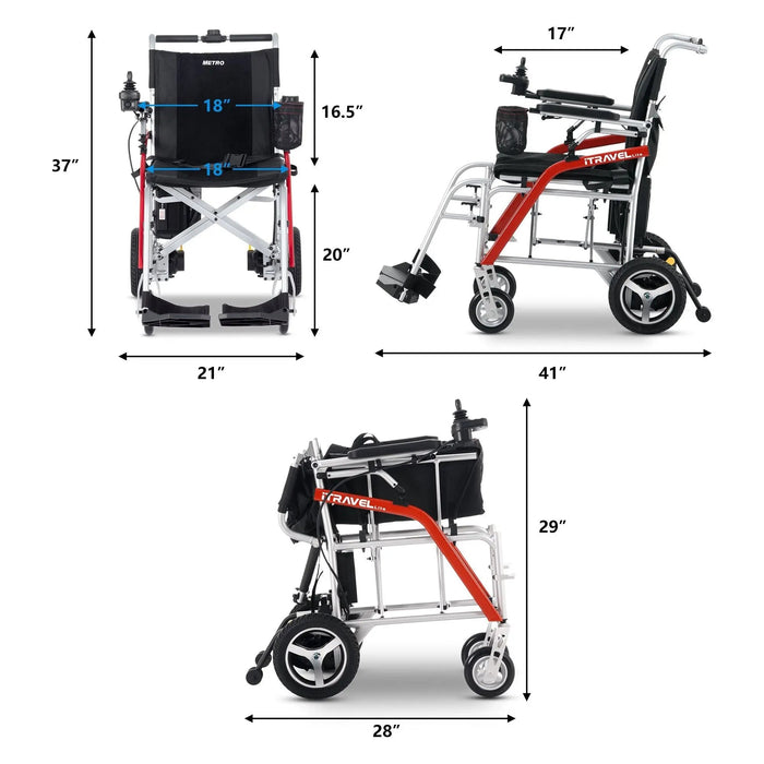 Metro Mobility iTravel Lite Electric Wheelchair