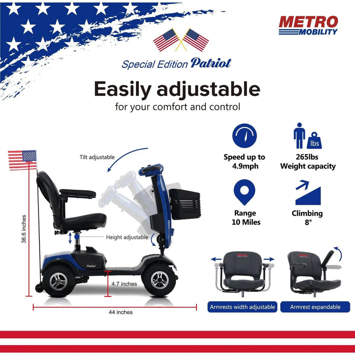 Metro Mobility Patriot 4-Wheel Mobility Scooter