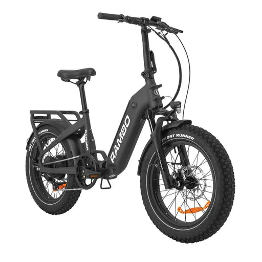 Rambo Ranger Folding Step-Through All-Terrain Electric Bike - 48V 10.4Ah 750W Hub Bafang Motor Hydraulic Brakes