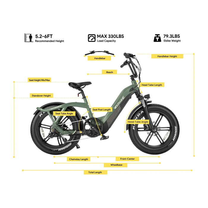 Velowave Pony Step Thru EBike