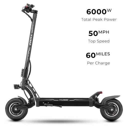Yume Hawk Pro 60V 6000W 50MPH Stand Up Electric Scooter