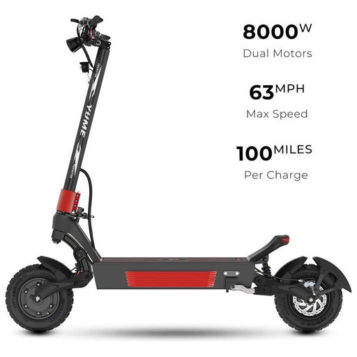 Yume Predator 72V 8000W High-Speed Stand Up Electric Scooter